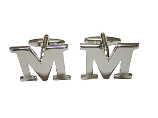 Letter M Monogram Cufflinks