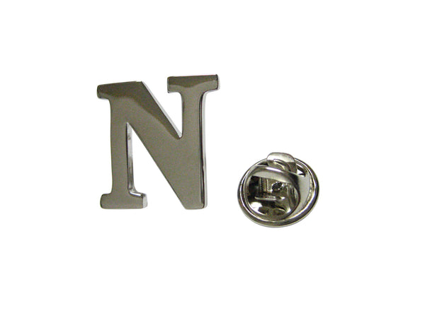 Letter N Lapel Pin