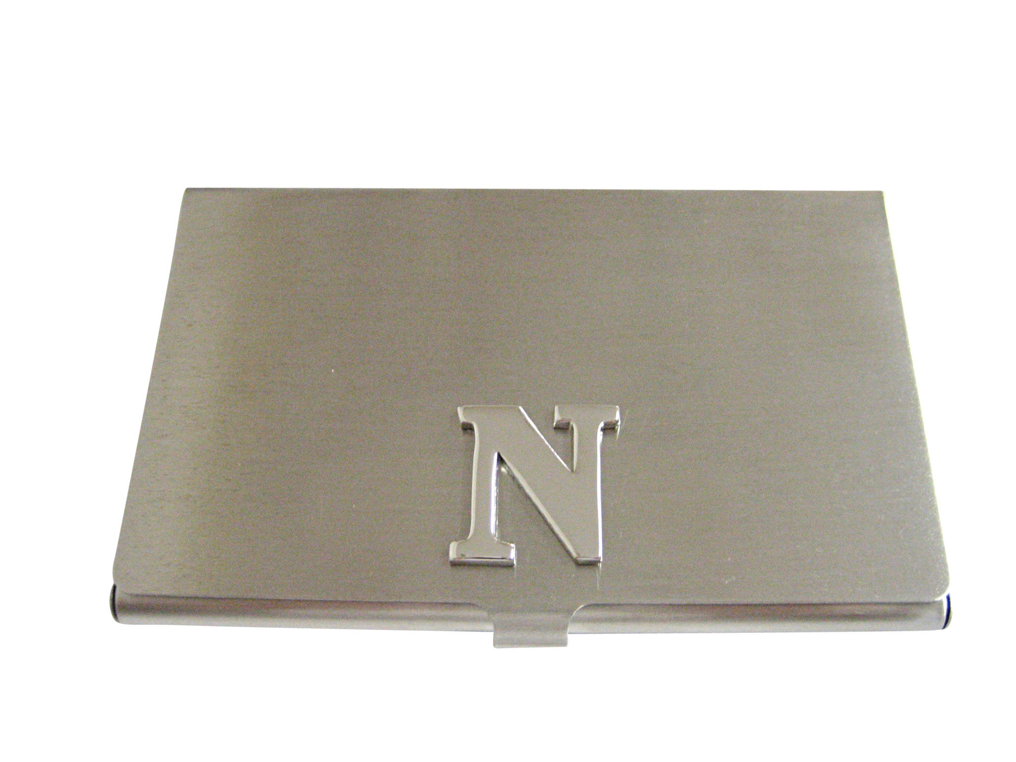 Letter N Monogram Business Card Holder