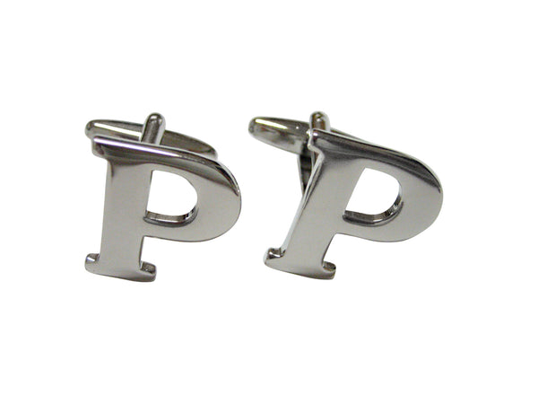 Letter P Monogram Cufflinks