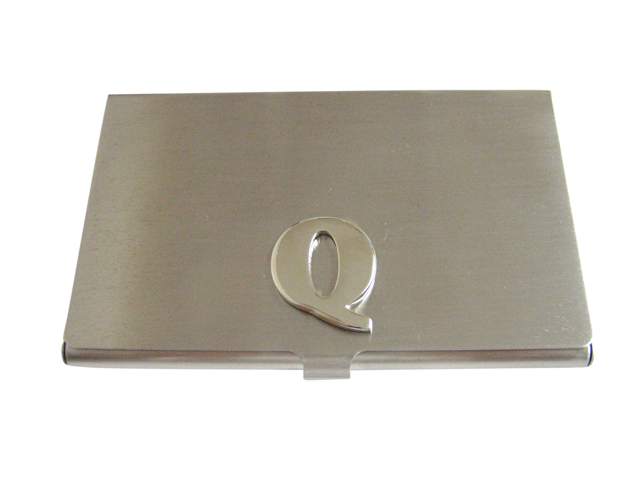Letter Q Monogram Business Card Holder
