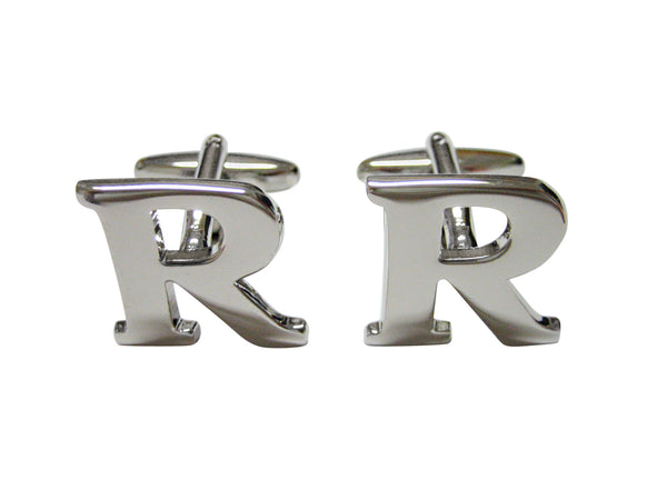 Letter R Monogram Cufflinks