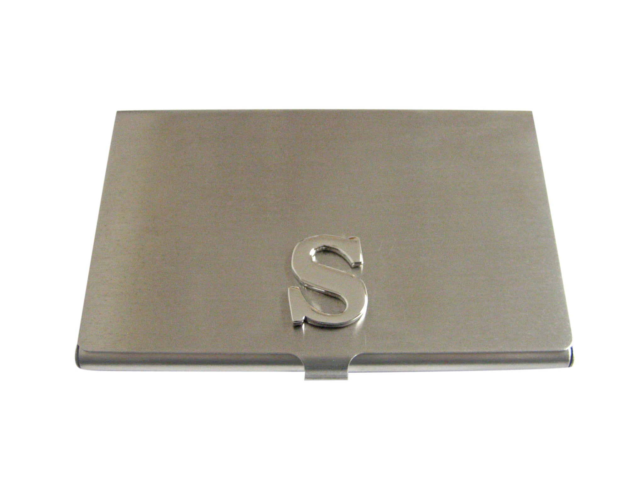 Letter S Monogram Business Card Holder