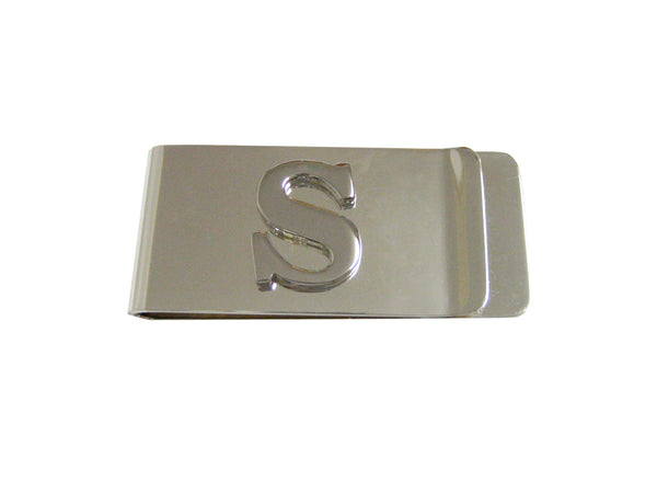 Letter S Monogram Money Clip