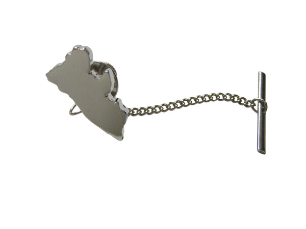 Liberia Map Shape Tie Tack