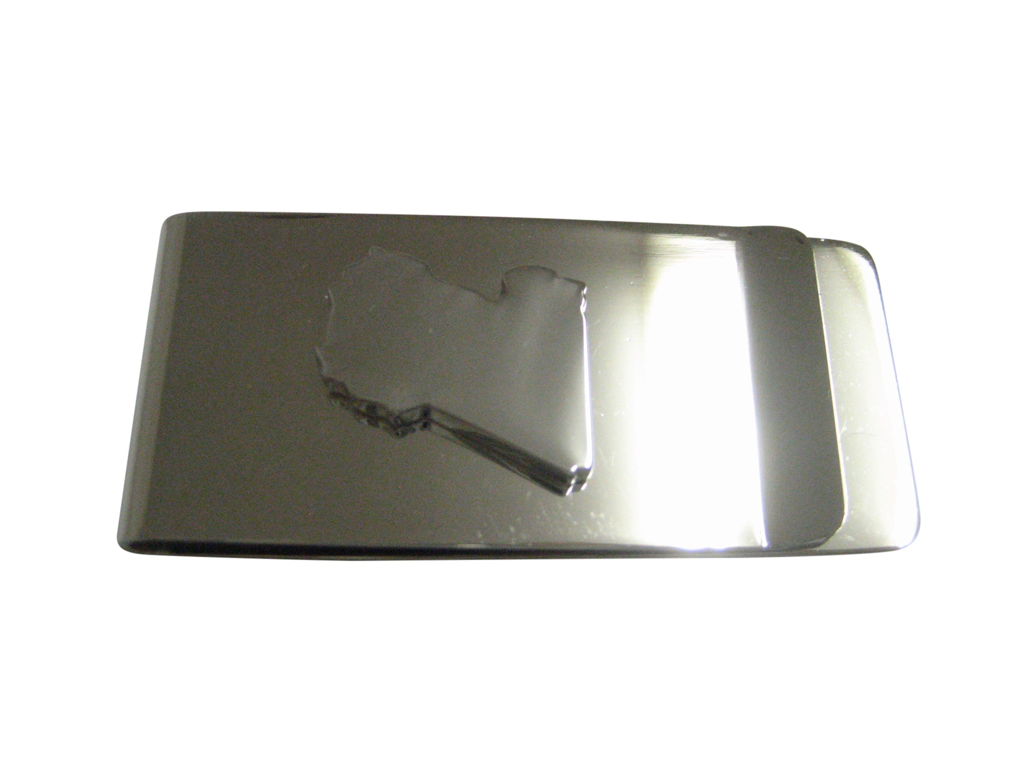 Libya Map Shape Pendant Money Clip