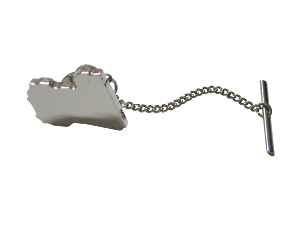 Libya Map Shape Tie Track