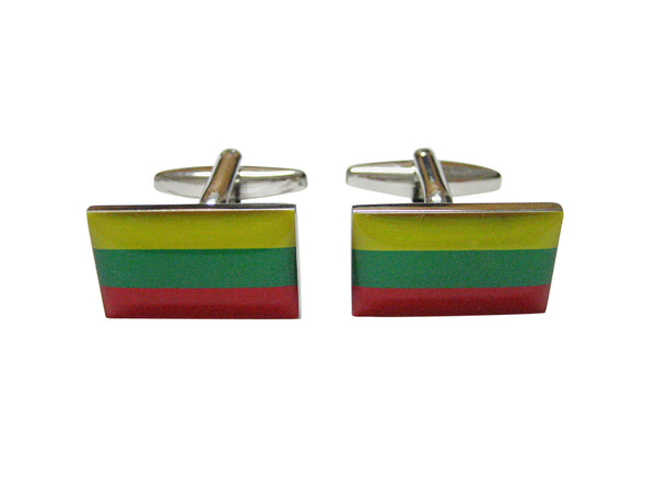 Lithuania Flag Cufflinks