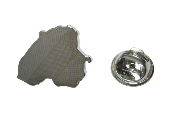 Lithuania Map Shape and Flag Design Lapel Pin