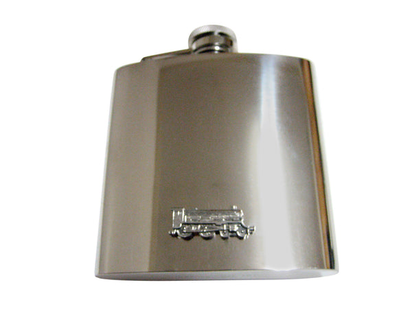 Locomotive Train 6 Oz. Stainless Steel Flask