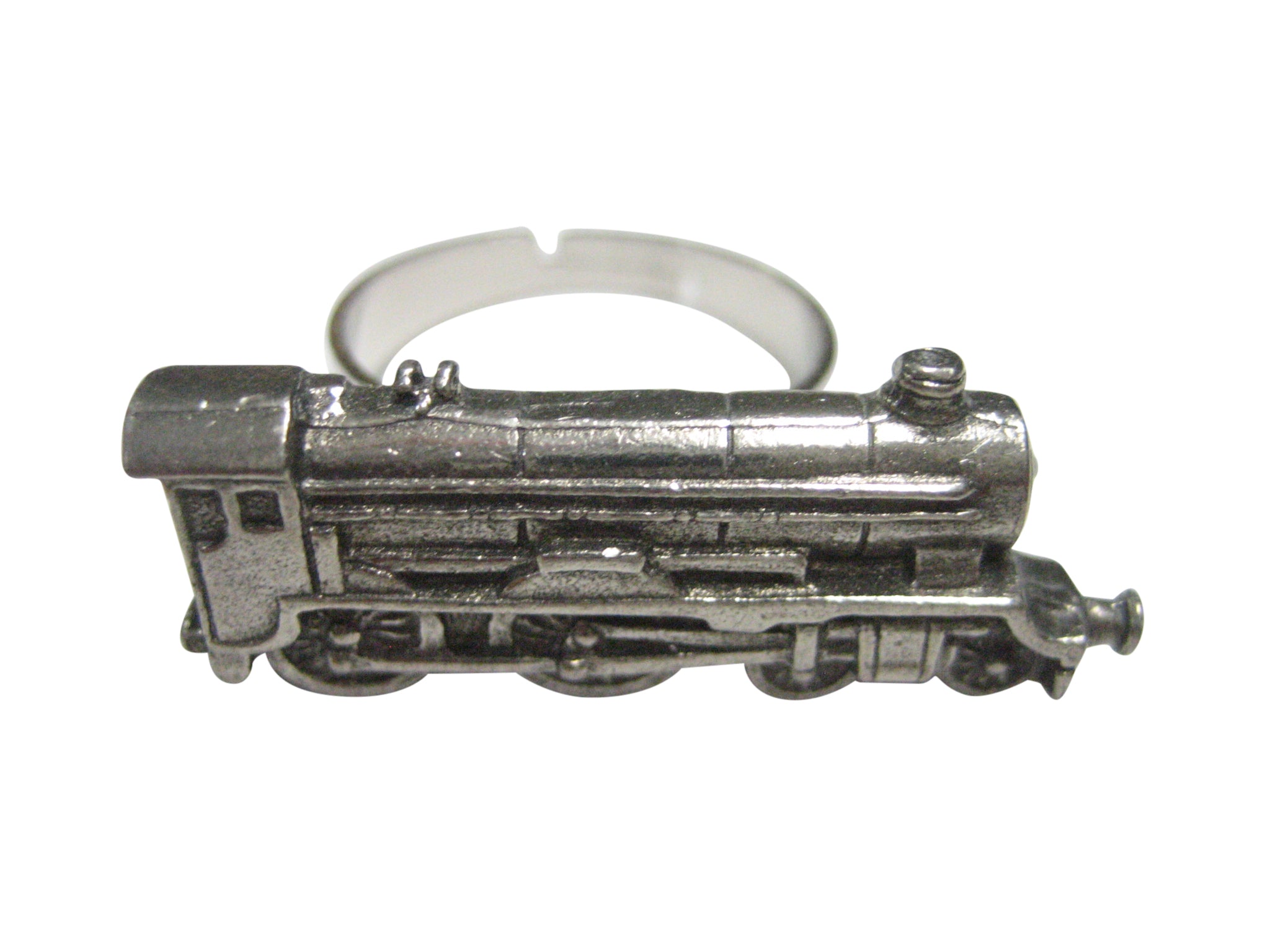 Locomotive Train Adjustable Size Fashion Ring