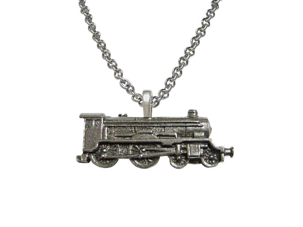 Locomotive Train Pendant Necklace