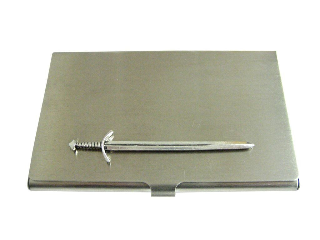 Lond Sword Pendant Business Card Holder