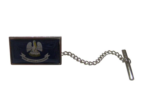 Louisiana Flag Design Tie Tack