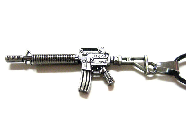 M16 Rifle V2 Pendant Necklace