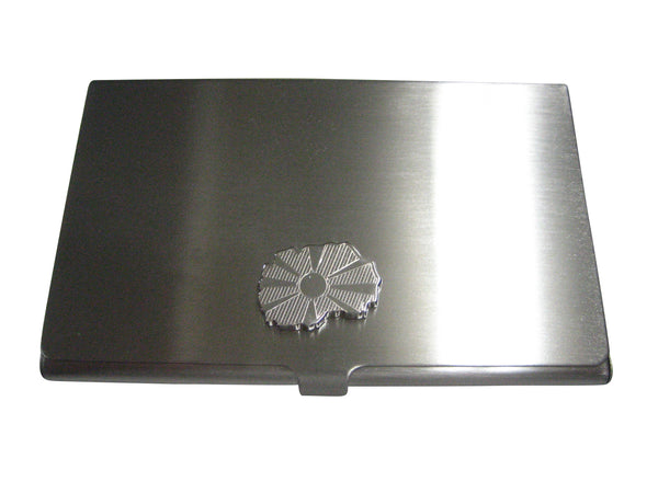 Macedonia Map Shape and Flag Design Business Card Holder