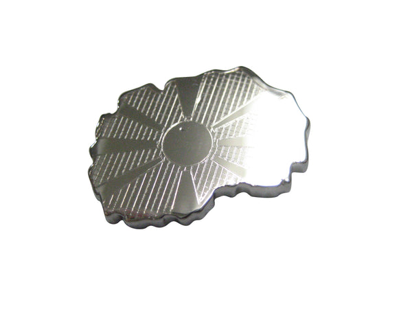 Macedonia Map Shape and Flag Design Magnet