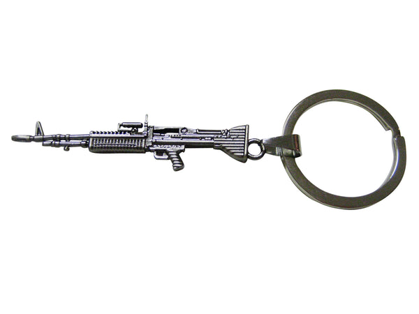 Machine Gun Pendant Keychain
