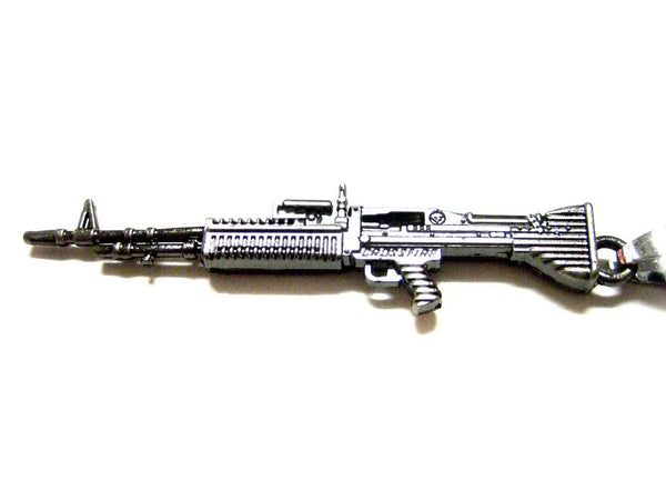 Machine Gun Pendant Necklace