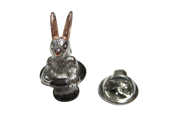 Magician Rabbit in a Hat Lapel Pin