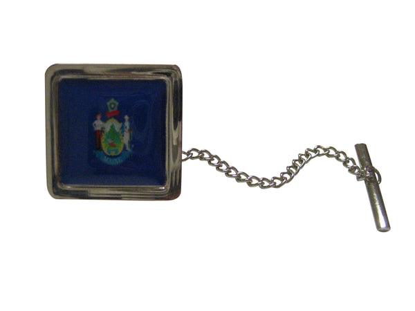 Maine Flag Design Tie Tack