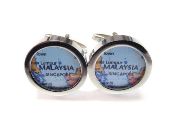 Malaysia Map Cufflinks