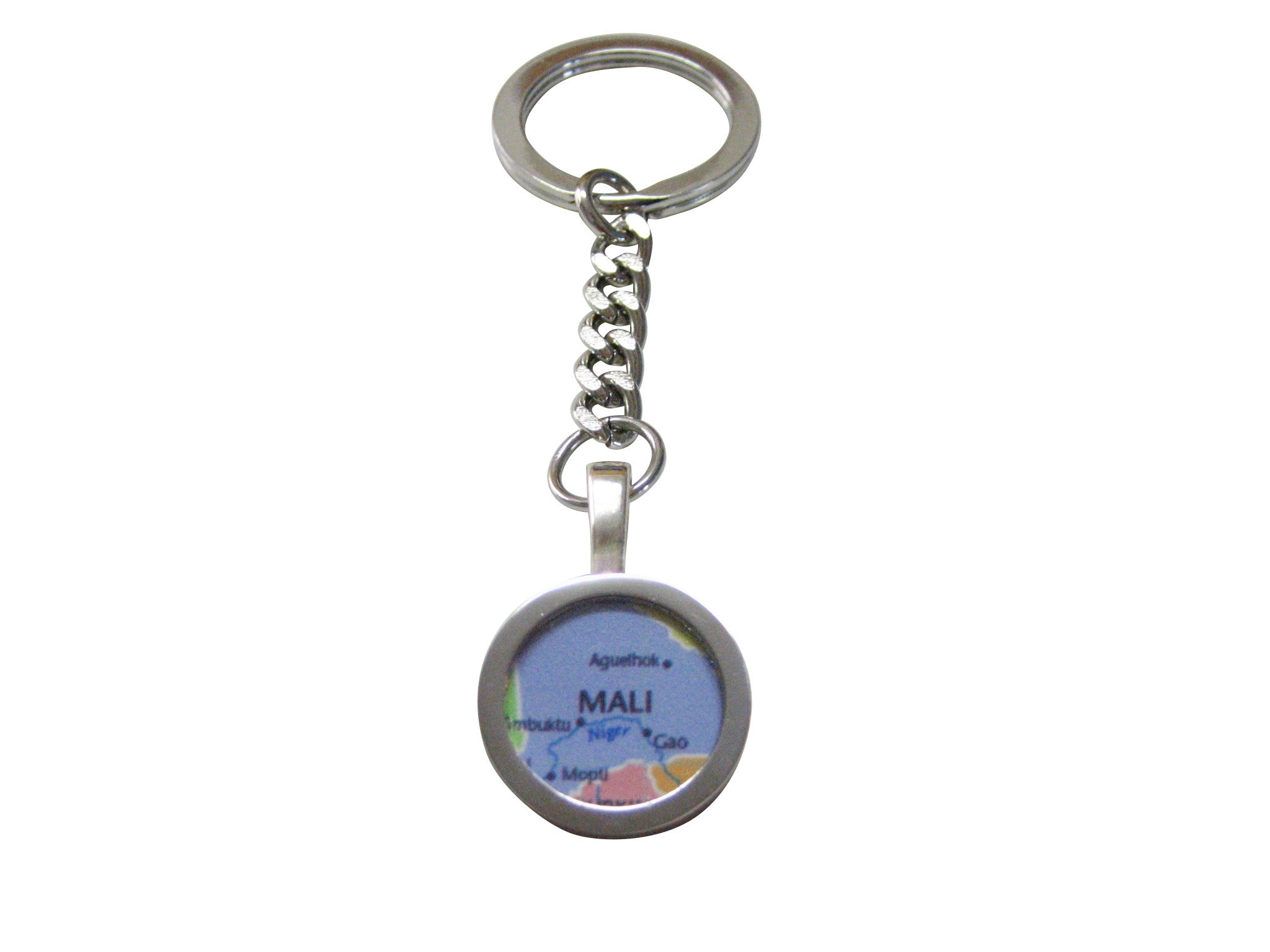 Mali Map Pendant Keychain
