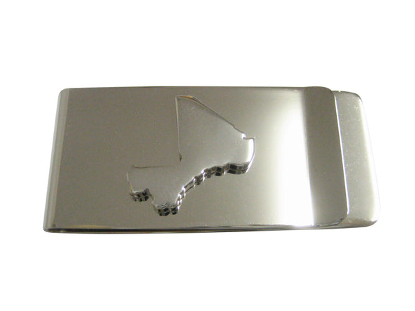 Mali Map Shape Pendant Money Clip