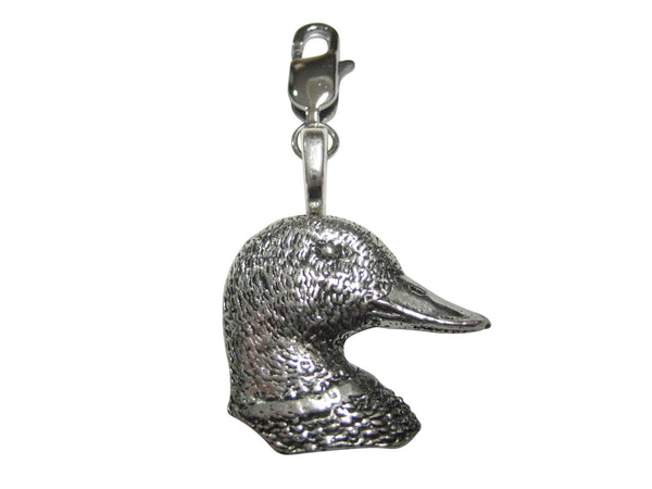 Mallard Duck Bird Head Pendant Zipper Pull Charm