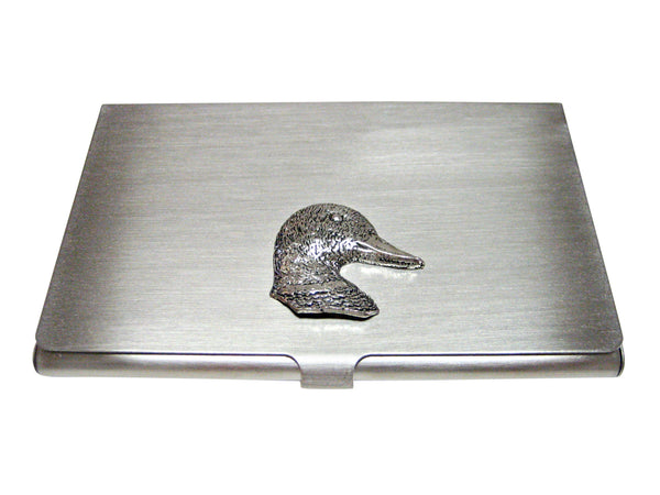 Mallard Duck Head Business Card Holder