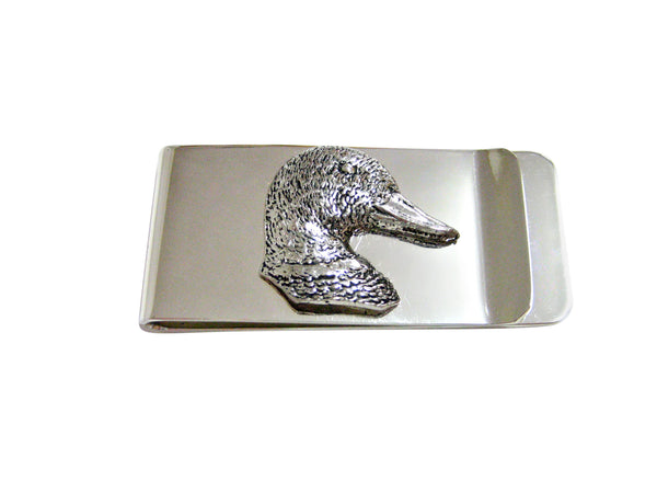 Mallard Duck Head Money Clip