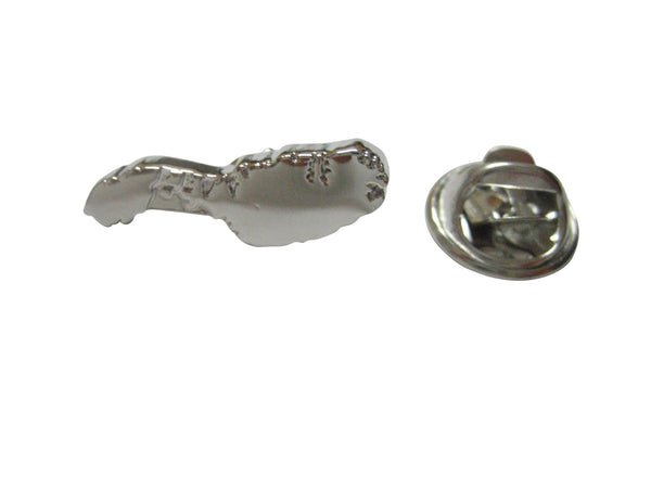 Malta Map Shape Lapel Pin