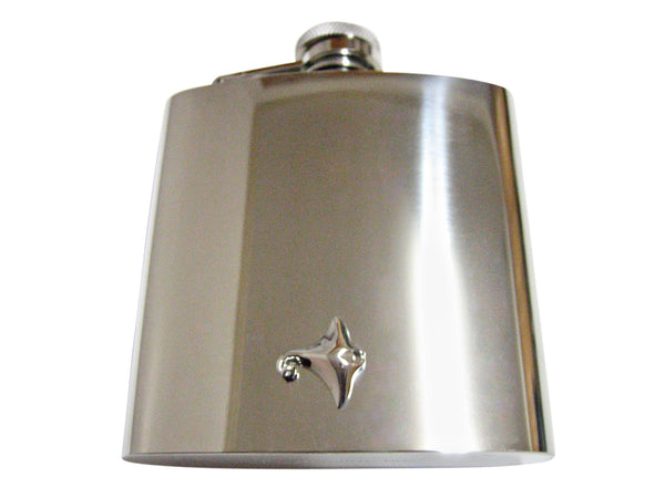 Manta Ray 6 Oz. Stainless Steel Flask