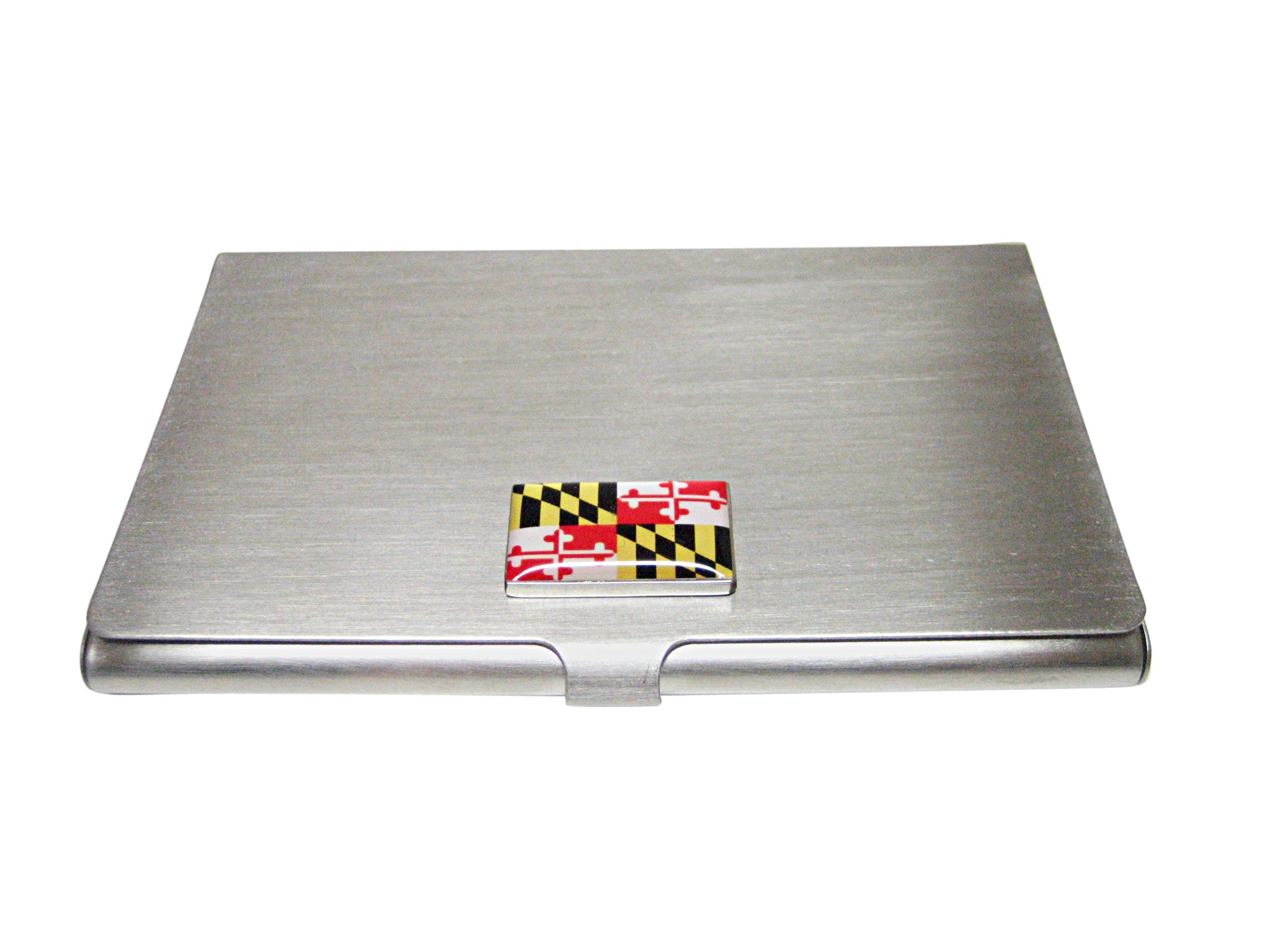 Maryland State Flag Pendant Business Card Holder