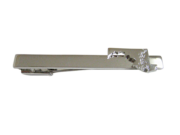 Maryland State Map Shape Square Tie Clip