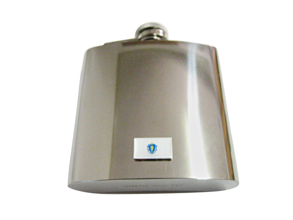 Massachusetts State Flag 6oz Flask