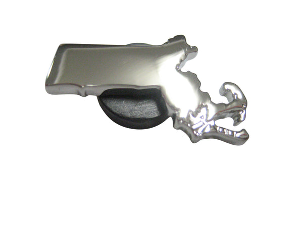 Massachusetts State Map Shape Magnet