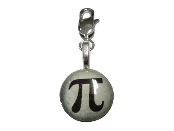 Mathematical Pi Symbol Pendant Zipper Pull Charm