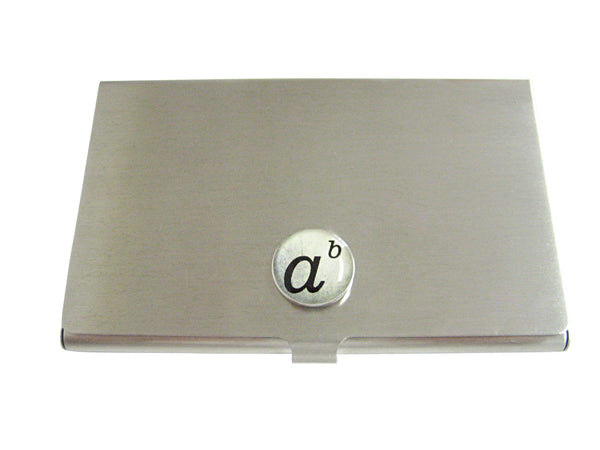 Mathematical A to the Power of B Business Card Holder