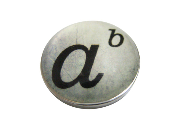 Mathematical A to the Power of B Pendant Magnet