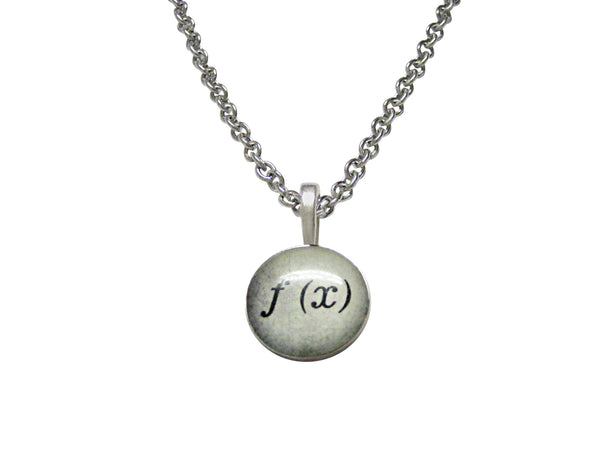 Mathematical Function of X Pendant Necklace