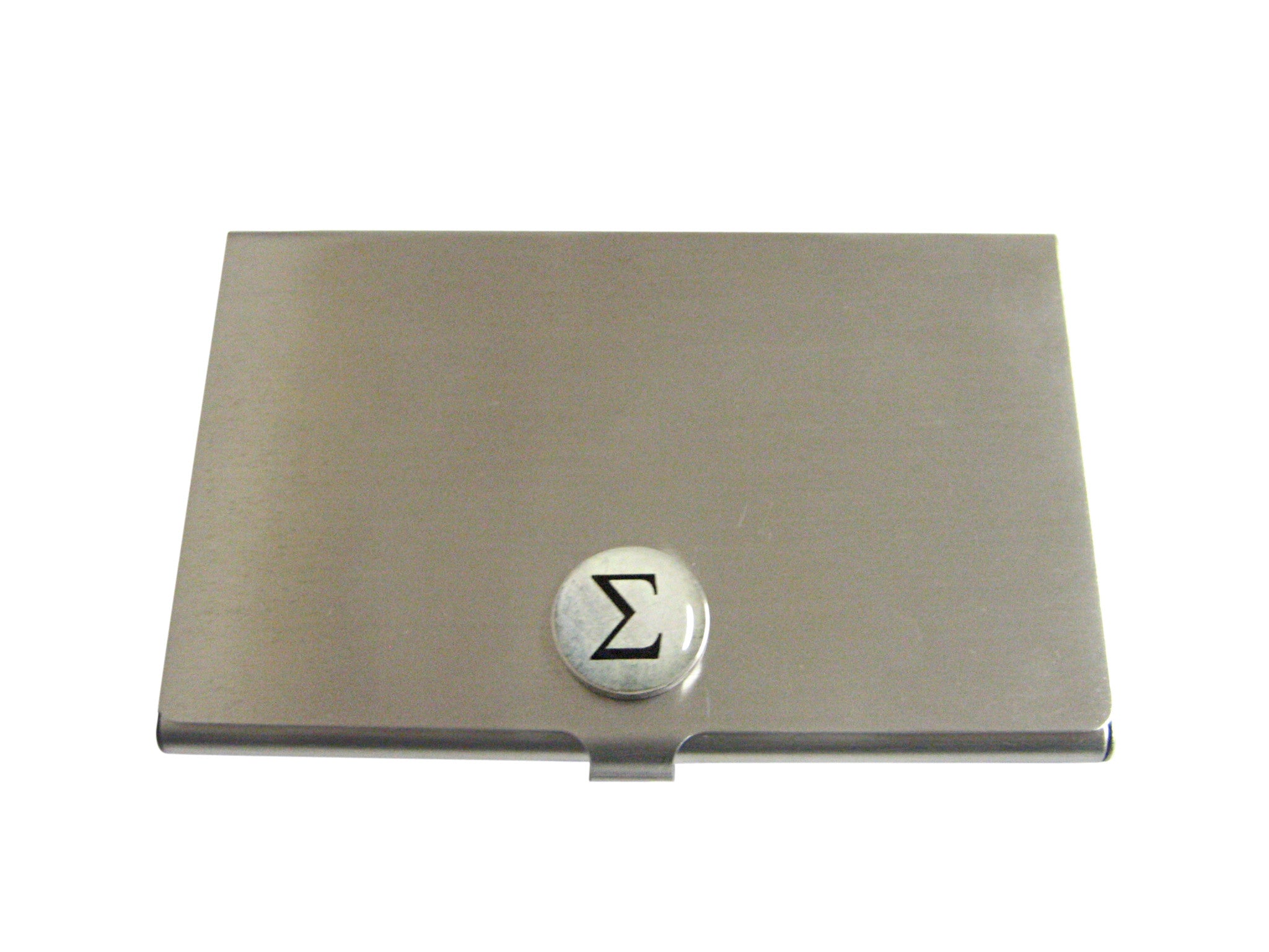 Mathematical Greek Sigma Symbol Business Card Holder