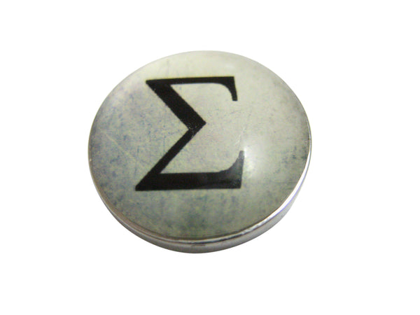 Mathematical Greek Sigma Symbol Pendant Magnet