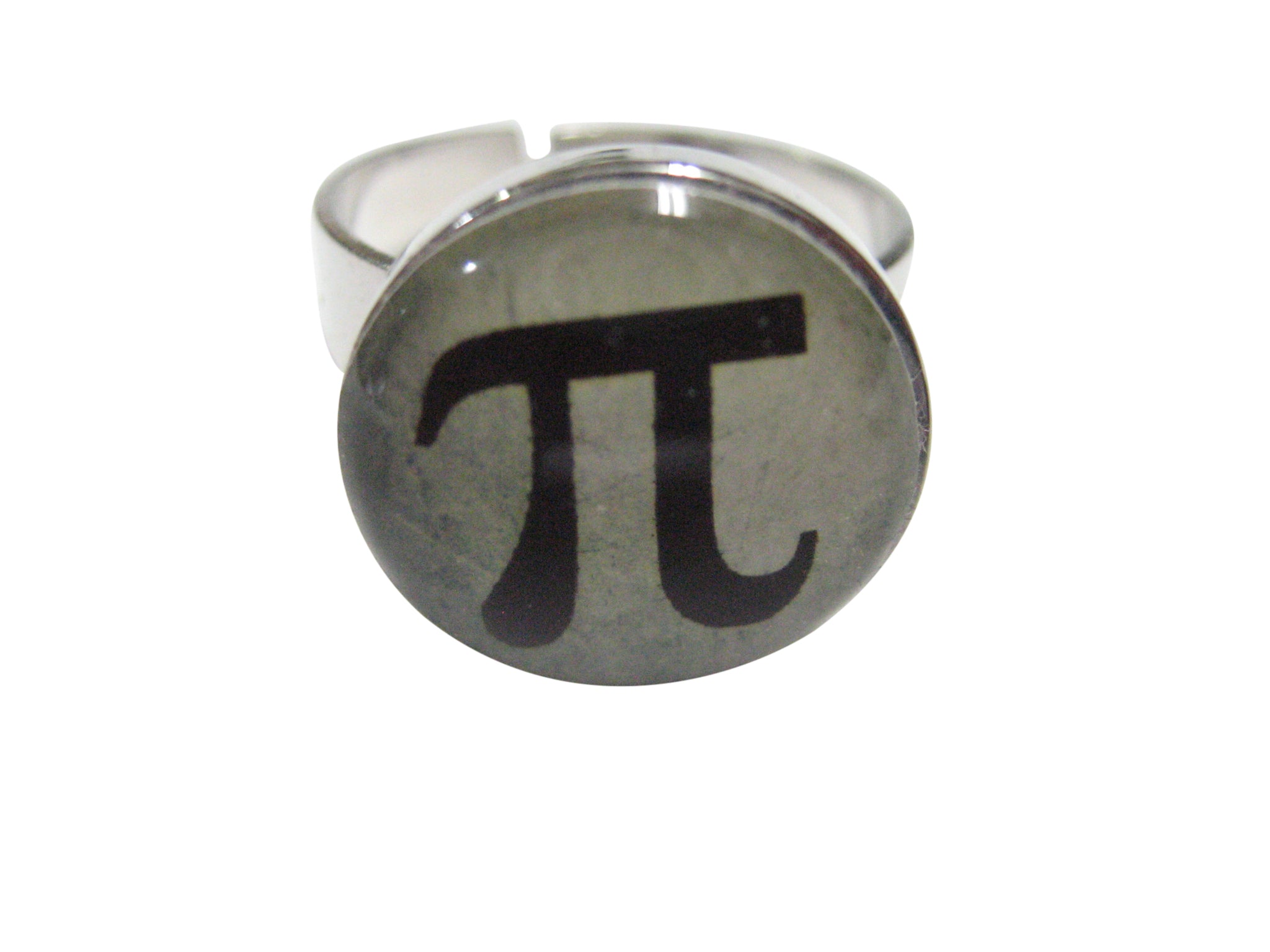 Mathematical Pi Symbol Adjustable Size Fashion Ring