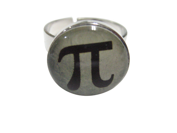 Mathematical Pi Symbol Adjustable Size Fashion Ring
