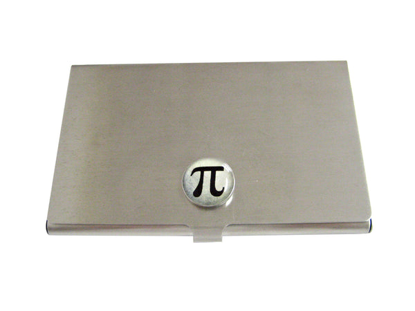 Mathematical Pi Symbol Pendant Business Card Holder