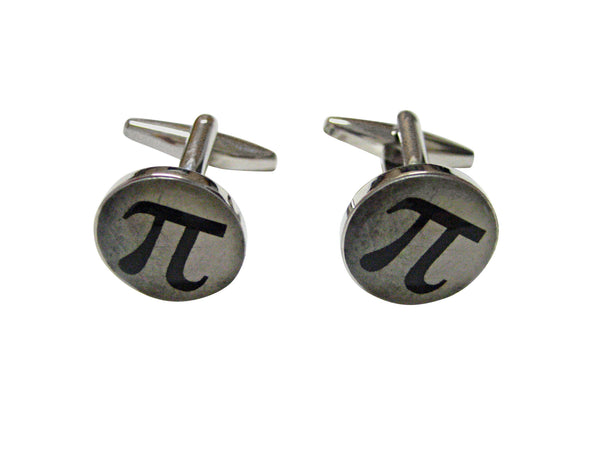 Mathematical Pi Symbol Pendant Cufflinks