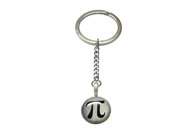 Mathematical Pi Symbol Pendant Keychain