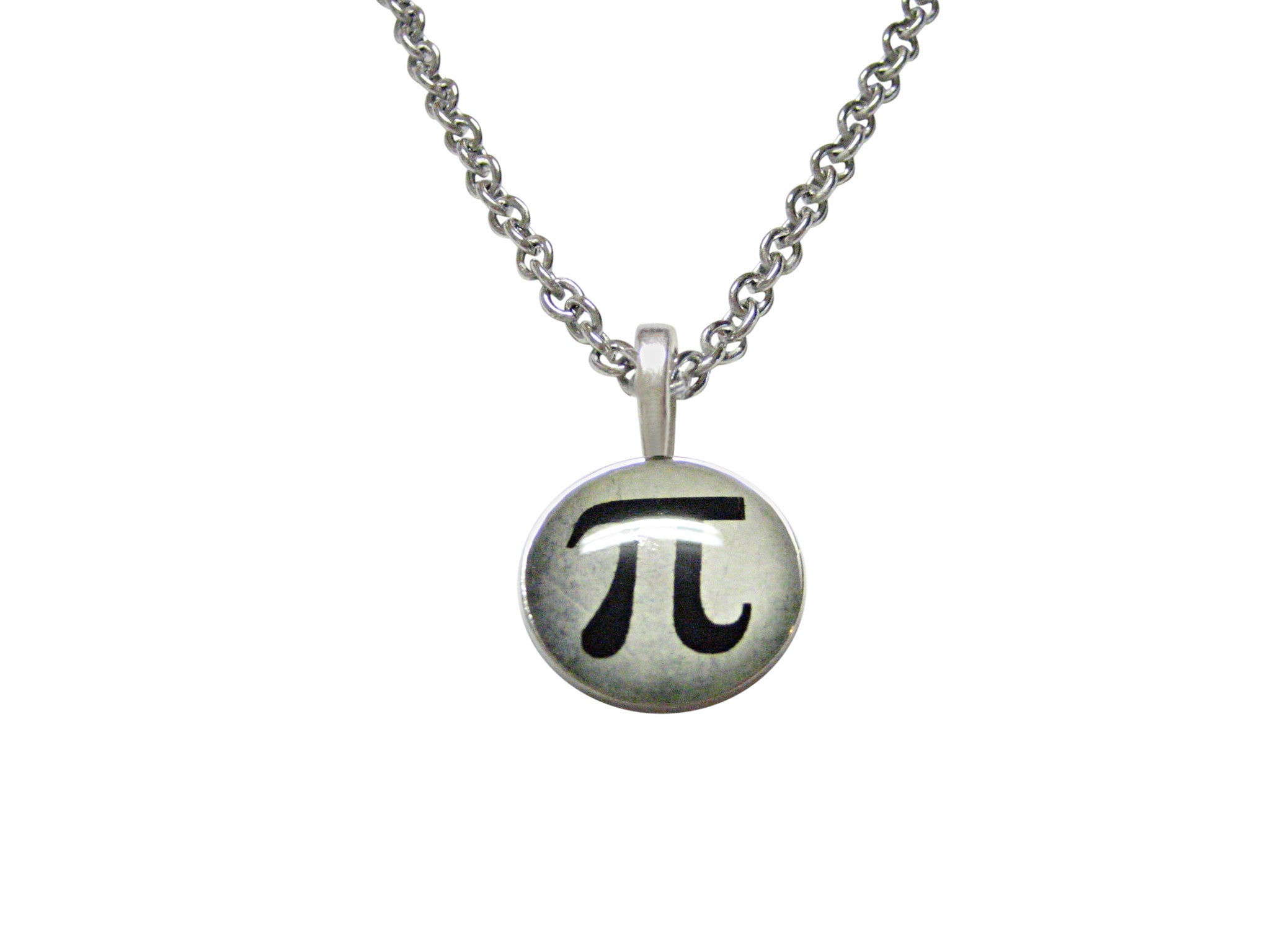 Mathematical Pi Symbol Pendant Necklace Kiola Designs