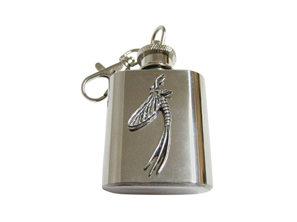 Mayfly Fly Fishing 1 Oz. Stainless Steel Key Chain Flask
